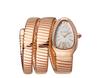 Bob Snake Chrono Rose Gold Watch Moissanite